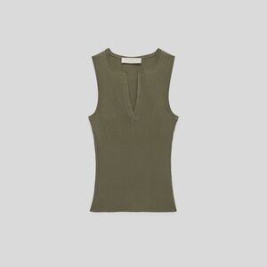 NWOT Everlane The Ribbed Cutaway Tank